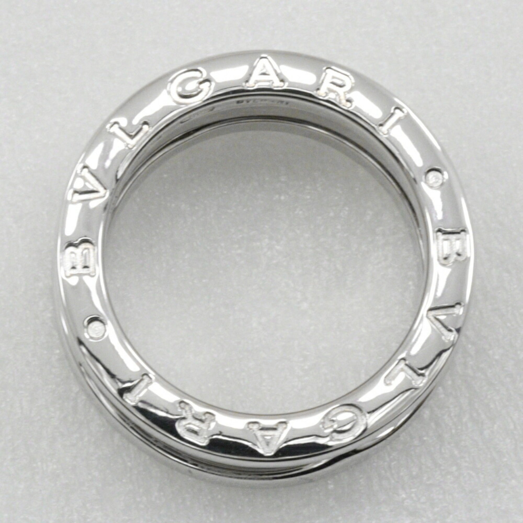 BVLGARI B-zero1 size 9 ring, B-zero1, K18 white gold, approx. 8.2g, ladies