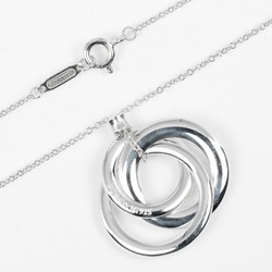 Tiffany TIFFANY&Co. 1837 Interlocking Circle Necklace Silver 925 Approx. 5.1g