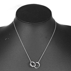 Tiffany TIFFANY&Co. 1837 Interlocking Circle Necklace Silver 925 Approx. 4.9g