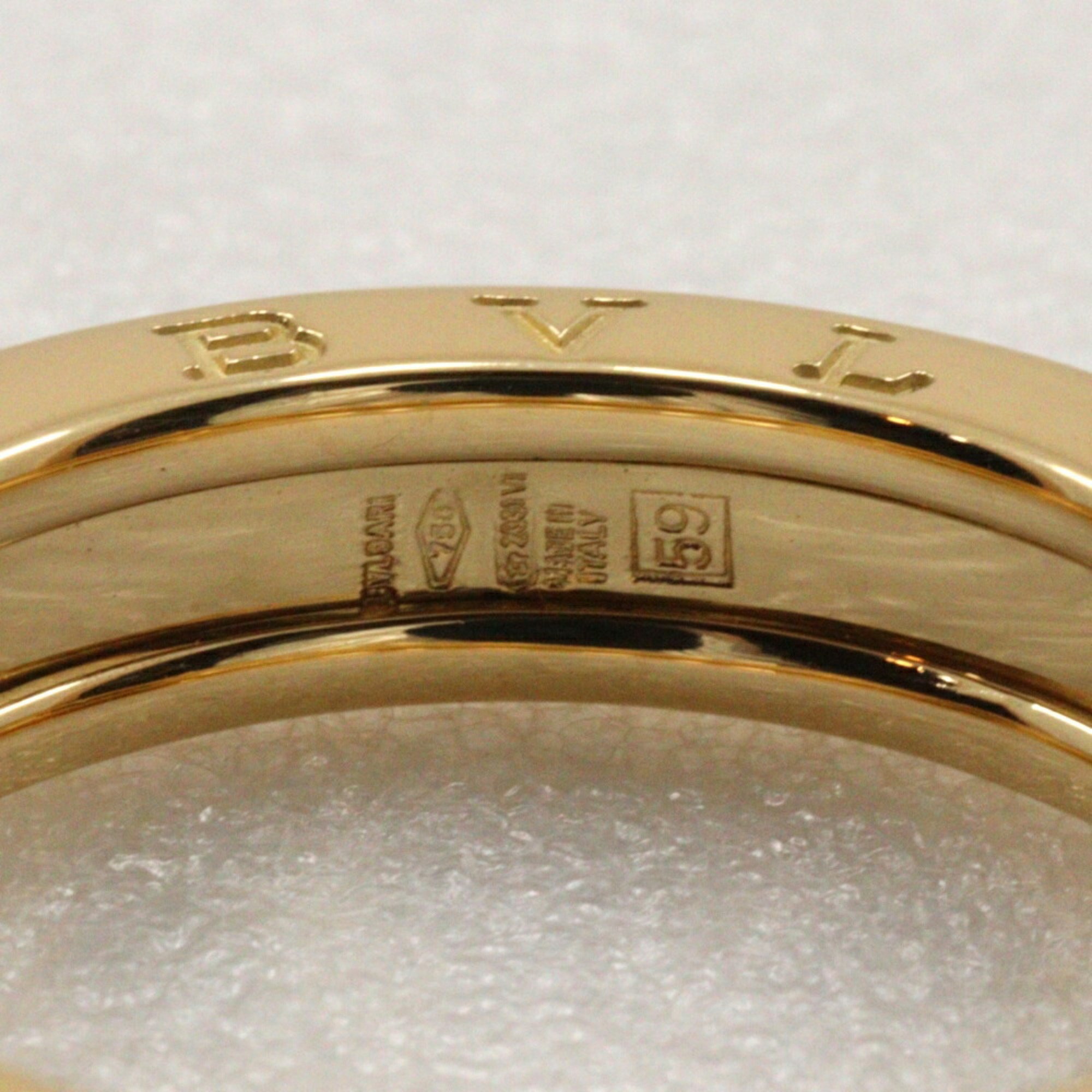 BVLGARI B-zero1 size 18.5 ring K18 yellow gold approx. 8.4g men's