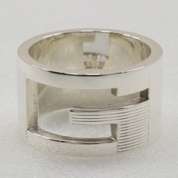 Gucci Branded G wide ring size 12 ring, silver 925, approx. 10.8g for women