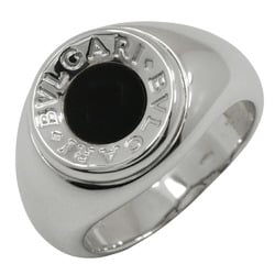 BVLGARI Ring size 16 K18 white gold x onyx Approx. 13.7g Bvlgari Unisex