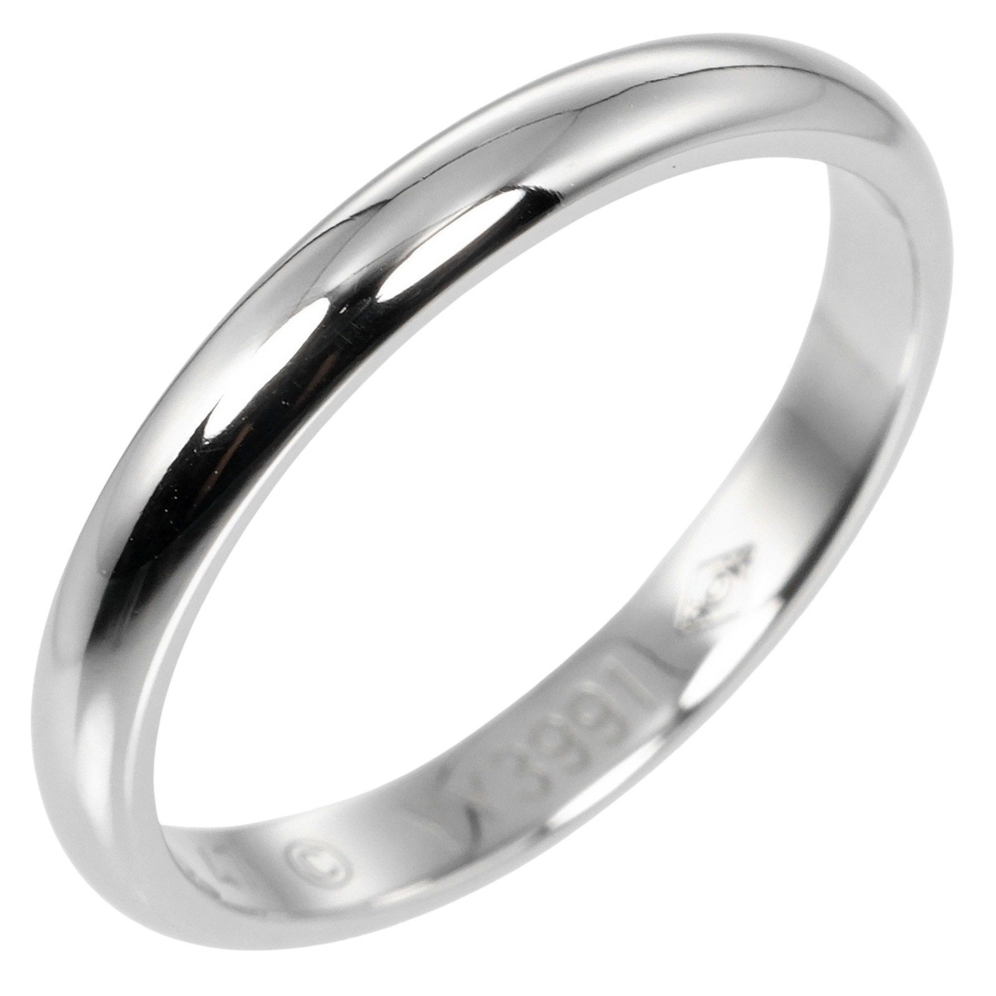 Cartier 1895 Wedding Ring Size 7 Pt950 Platinum Approx. 2.58g