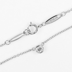 Tiffany TIFFANY & Co. By the Yard Necklace Top width 3.9mm Pt950 Platinum Diamond Approx. 2.4g