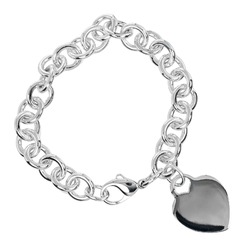 Tiffany & Co. Return to Heart Tag Bracelet, 925 Silver, approx. 34.35g, S170924663