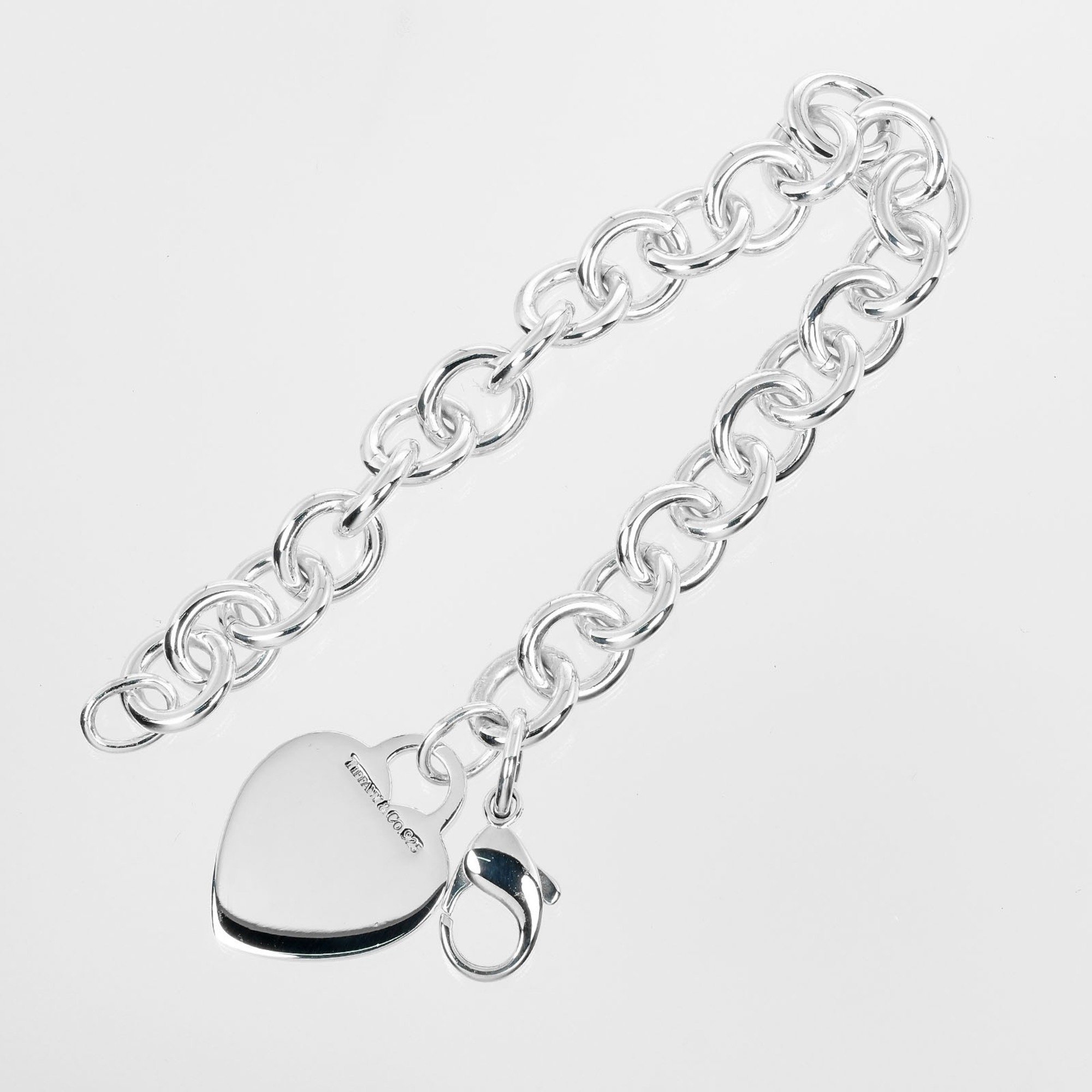 Tiffany & Co. Return to Heart Tag Bracelet, 925 Silver, approx. 34.35g, S170924663