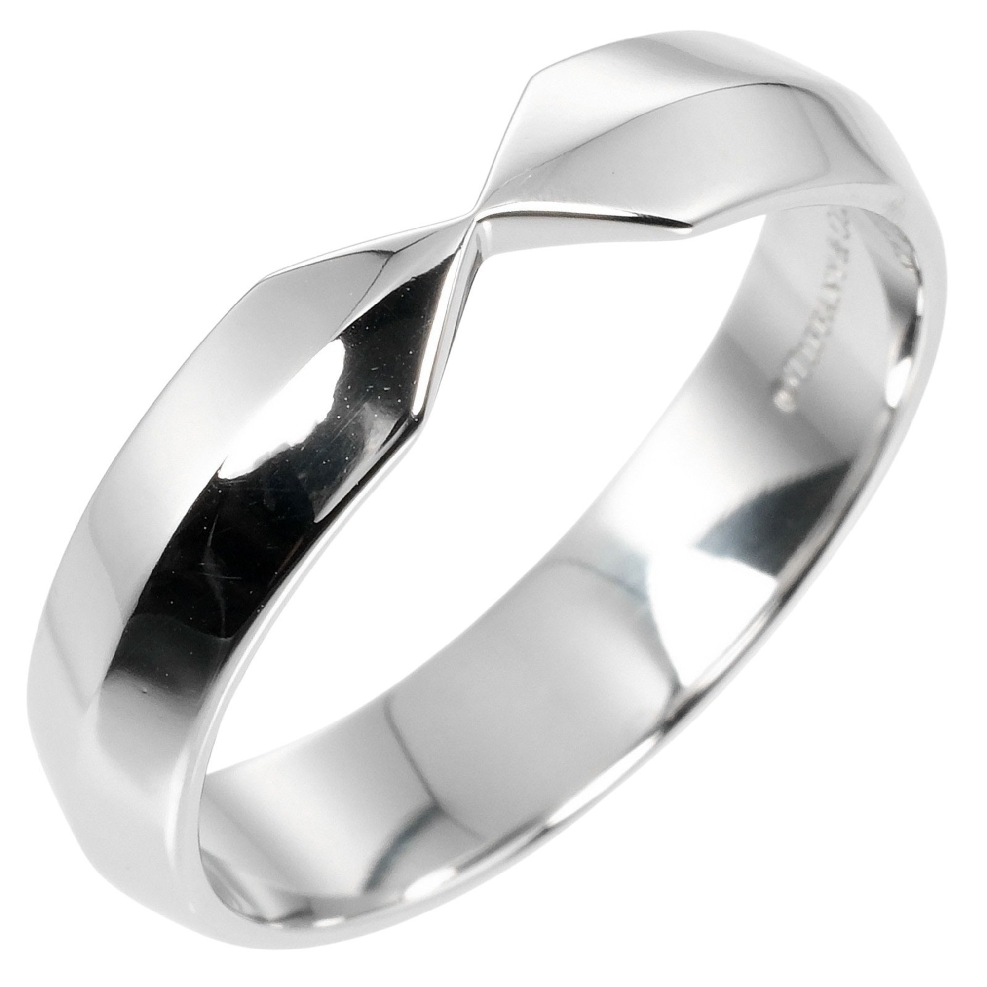 Tiffany TIFFANY&Co. Nesting Wide Size 22.5 Ring Pt950 Platinum Approx. 8.7g