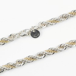 Tiffany TIFFANY&Co. Twist Combi Necklace 60cm Silver 925 K18 Yellow Gold Approx. 46.5g