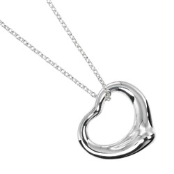 Tiffany TIFFANY&Co. Heart Necklace 16mm Model Silver 925 Approx. 3.5g