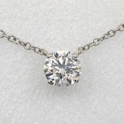 Harry Winston HARRY WINSTON Round Solitaire Necklace Pt950 Platinum x Diamond Approx. 2.5g Ladies