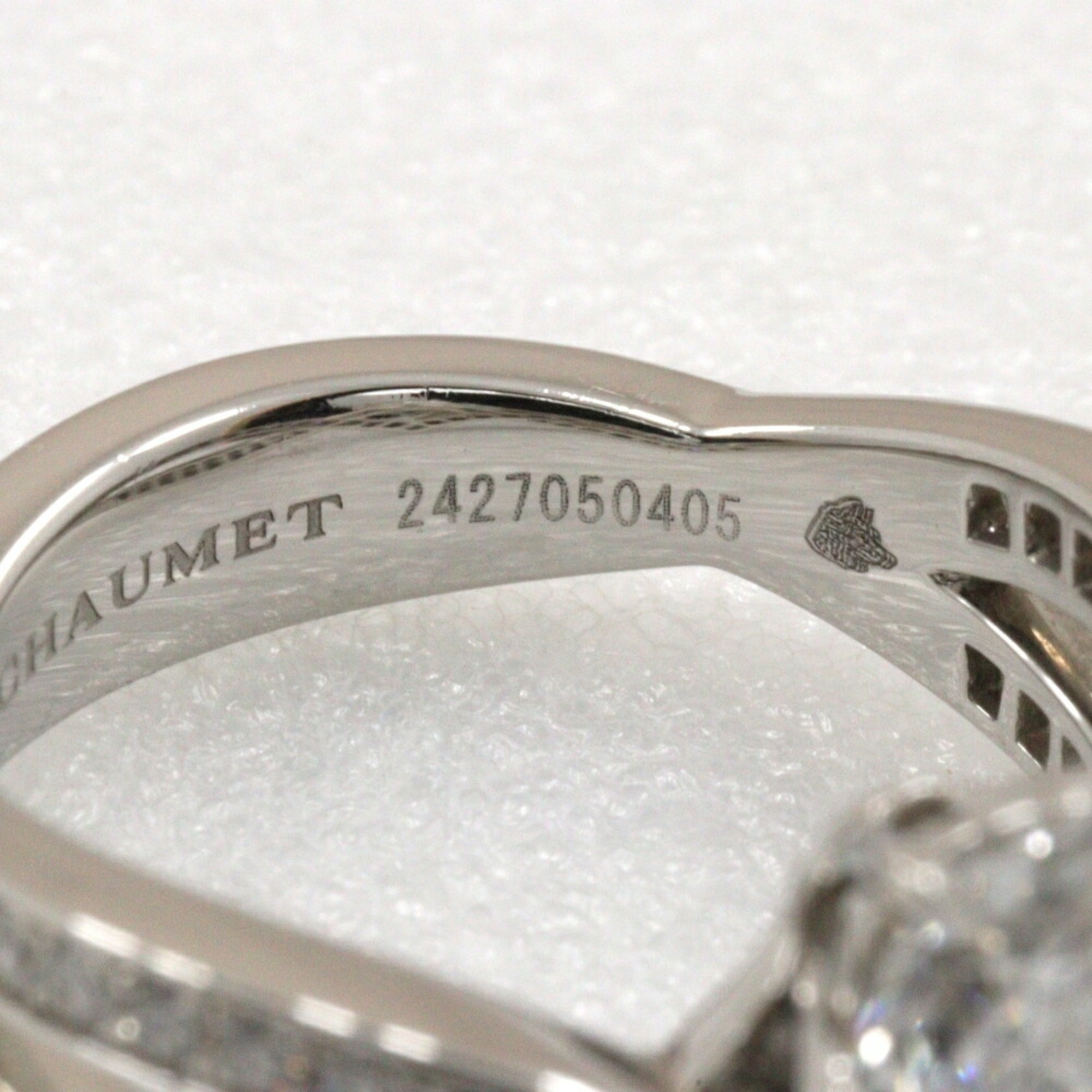 Chaumet Josephine size 7 ring Amour Deglet Pt950 platinum x diamond approx. 6.3g women's