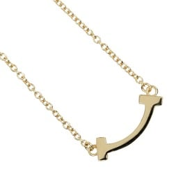 Tiffany TIFFANY&Co. T Smile Necklace K18YG Yellow Gold Approx. 2.38g