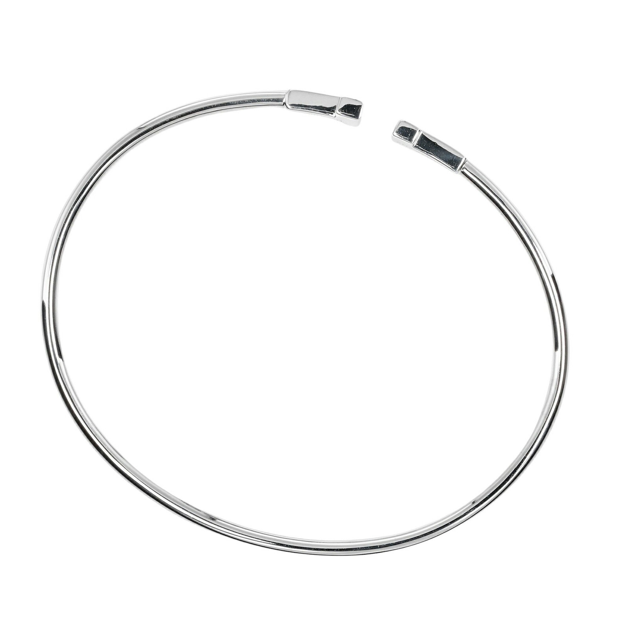 Tiffany TIFFANY&Co. T-Wire Narrow Bangle K18WG White Gold Approx. 5.2g