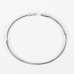 Tiffany TIFFANY&Co. T-Wire Narrow Bangle K18WG White Gold Approx. 5.2g