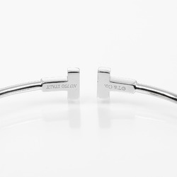 Tiffany TIFFANY&Co. T-Wire Narrow Bangle K18WG White Gold Approx. 5.2g