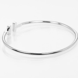 Tiffany TIFFANY&Co. T-Wire Narrow Bangle K18WG White Gold Approx. 5.2g