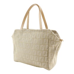 FENDI Zucca handbag canvas beige ladies