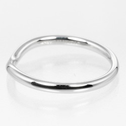 Tiffany TIFFANY&Co. Curved band size 16 ring 2mm model Pt950 platinum approx. 4g