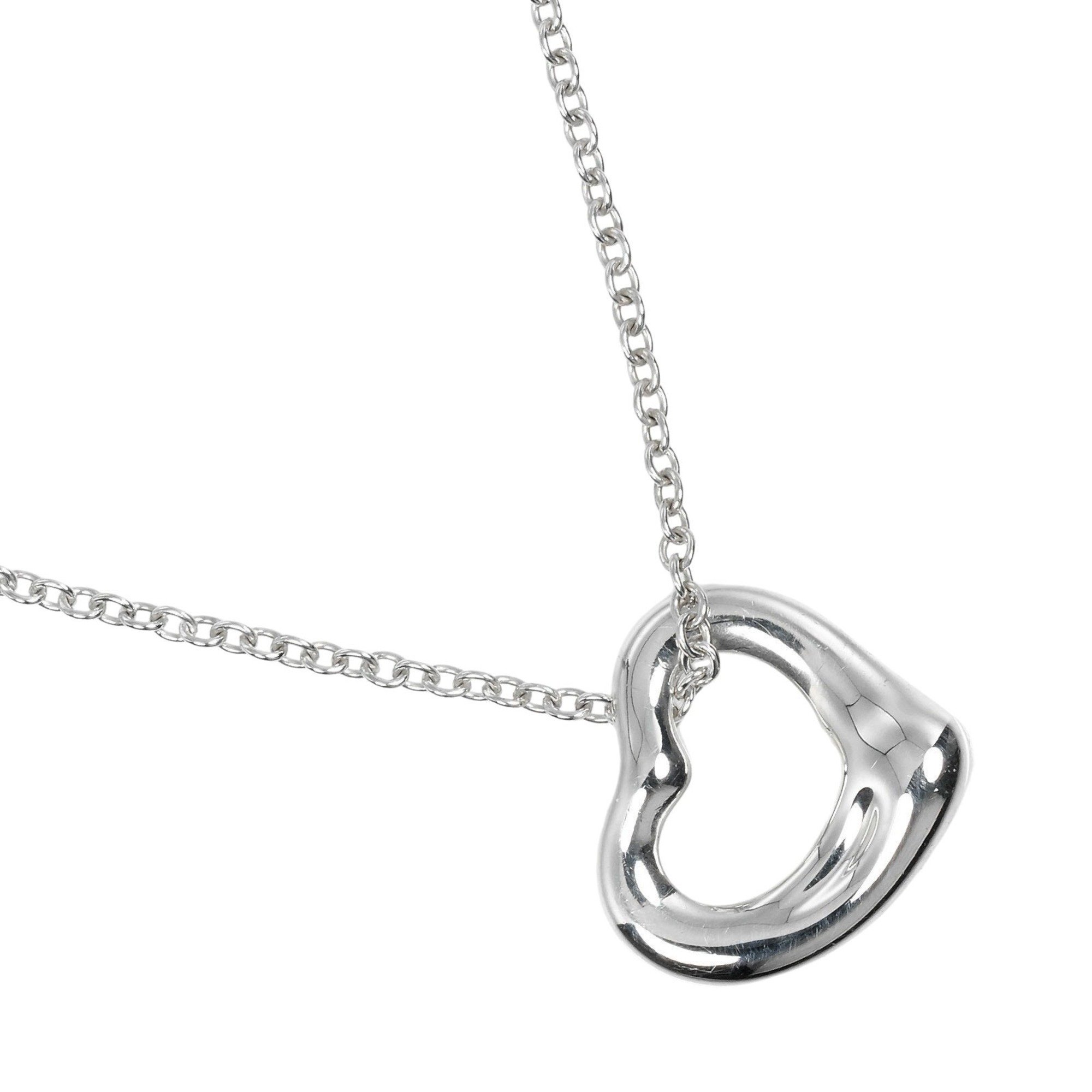 Tiffany TIFFANY&Co. Heart Necklace 11mm Model Silver 925 Approx. 2g