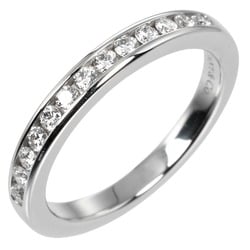 Tiffany TIFFANY&Co. Setting Half Circle Size 6 Ring 2.5mm Model Pt950 Platinum Diamond Approx. 3.5g