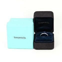 Tiffany TIFFANY&Co. Setting Half Circle Size 6 Ring 2.5mm Model Pt950 Platinum Diamond Approx. 3.5g