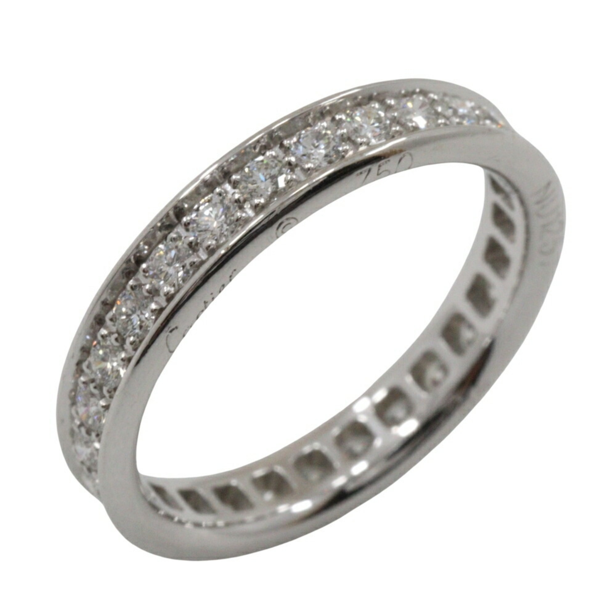 Cartier Ballerina Eternity size 7.5 ring, K18 white gold x diamond, approx. 2.6g, Eternity, for women