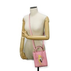 Gucci GUCCI Handbag Bananya Tote Banana Bolt Inazuma Pastel Shoulder Bag Light Pink 671623 Women's