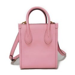 Gucci GUCCI Handbag Bananya Tote Banana Bolt Inazuma Pastel Shoulder Bag Light Pink 671623 Women's