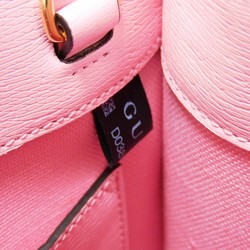 Gucci GUCCI Handbag Bananya Tote Banana Bolt Inazuma Pastel Shoulder Bag Light Pink 671623 Women's