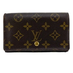 LOUIS VUITTON M61735 Porto Monogram Zip Bi-fold Wallet Brown Women's