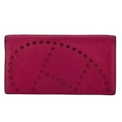 HERMES Evelyn Wallet 2010 Billfold Pink Ladies