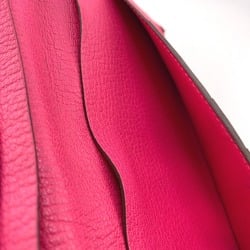 HERMES Evelyn Wallet 2010 Billfold Pink Ladies