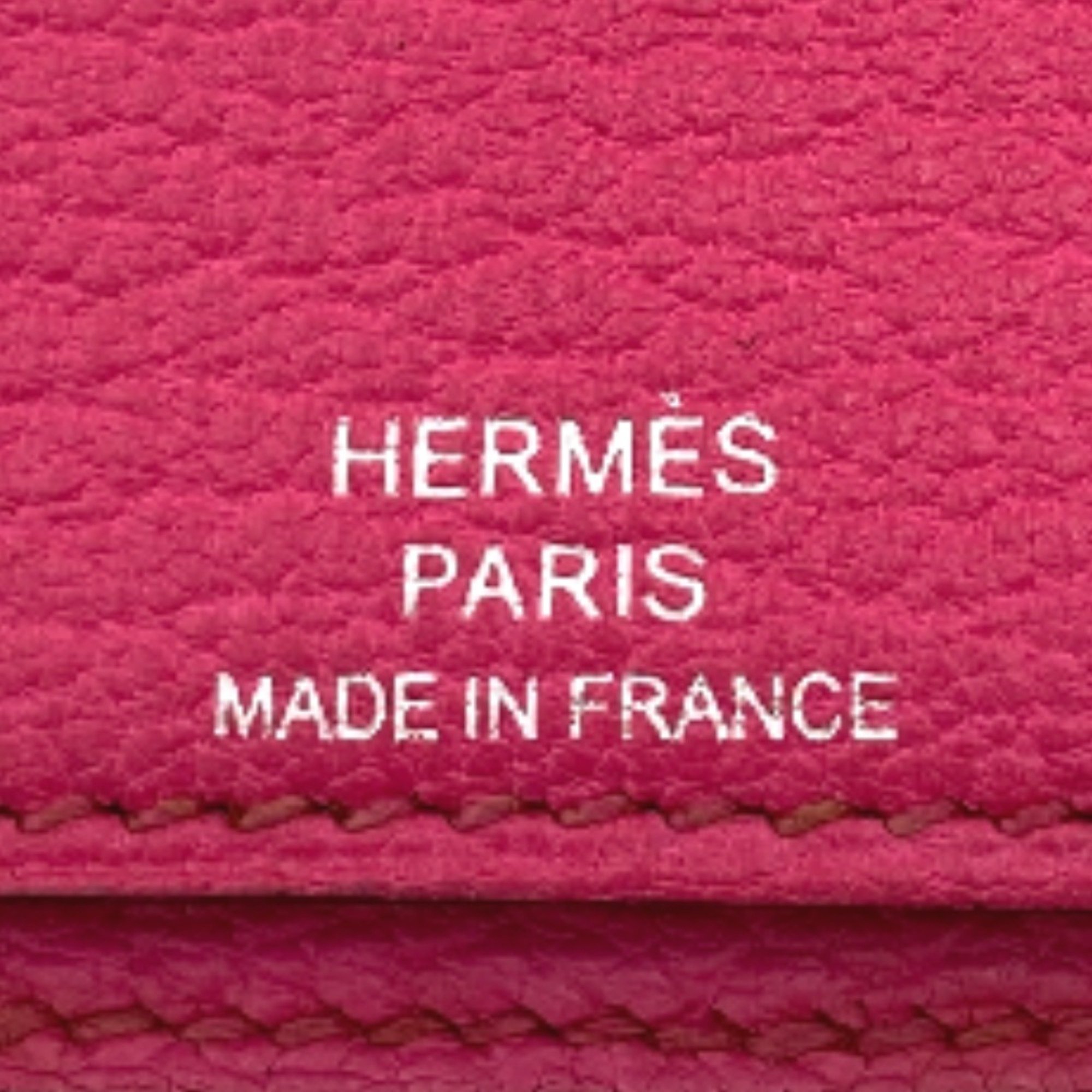 HERMES Evelyn Wallet 2010 Billfold Pink Ladies