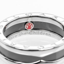 BVLGARI B.ZERO1 Save the Children Size 15.5 Ring Silver 925 Ceramic Approx. 6.12g