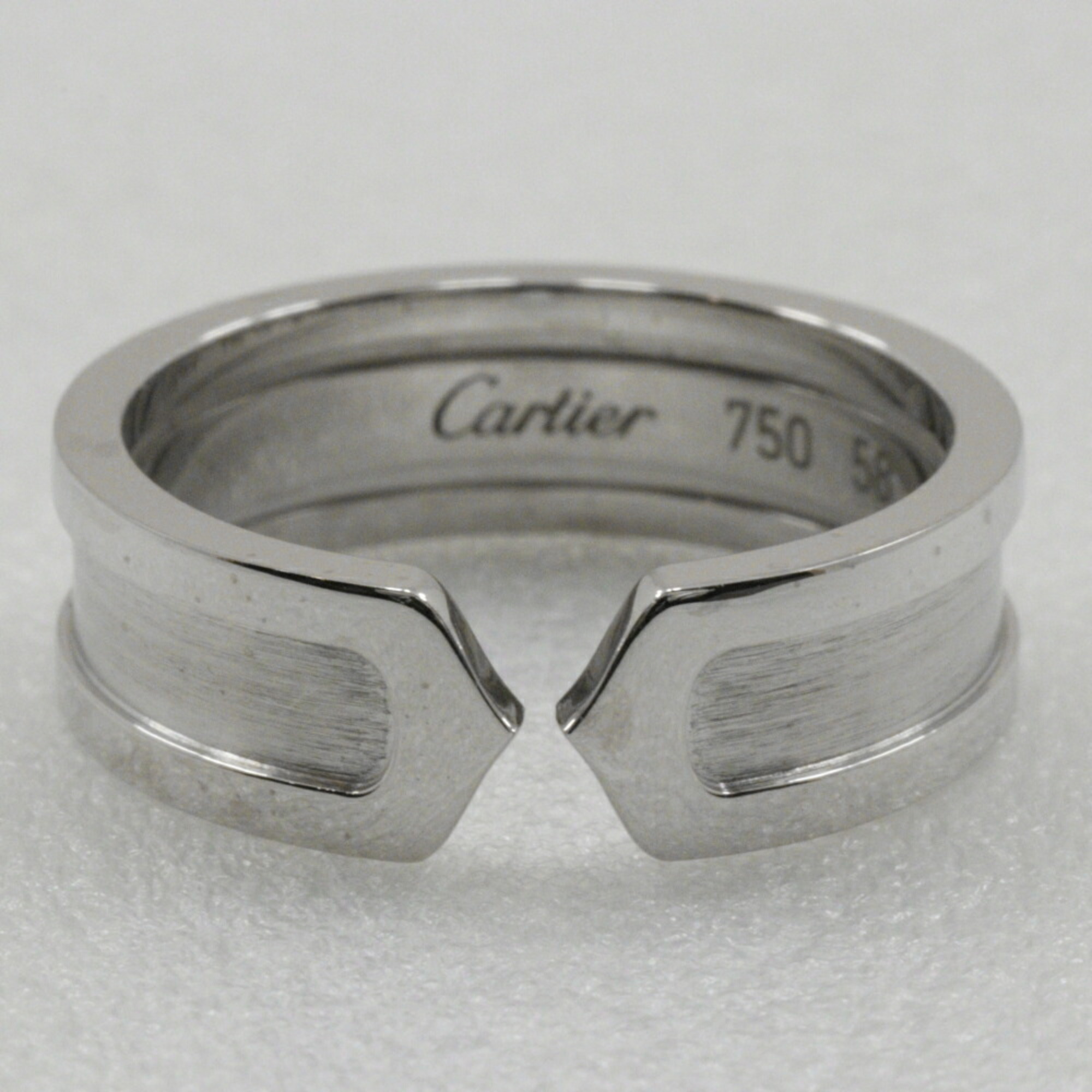 Cartier CARTIER C2 size 18 ring 2C K18 white gold approx. 8.8g unisex