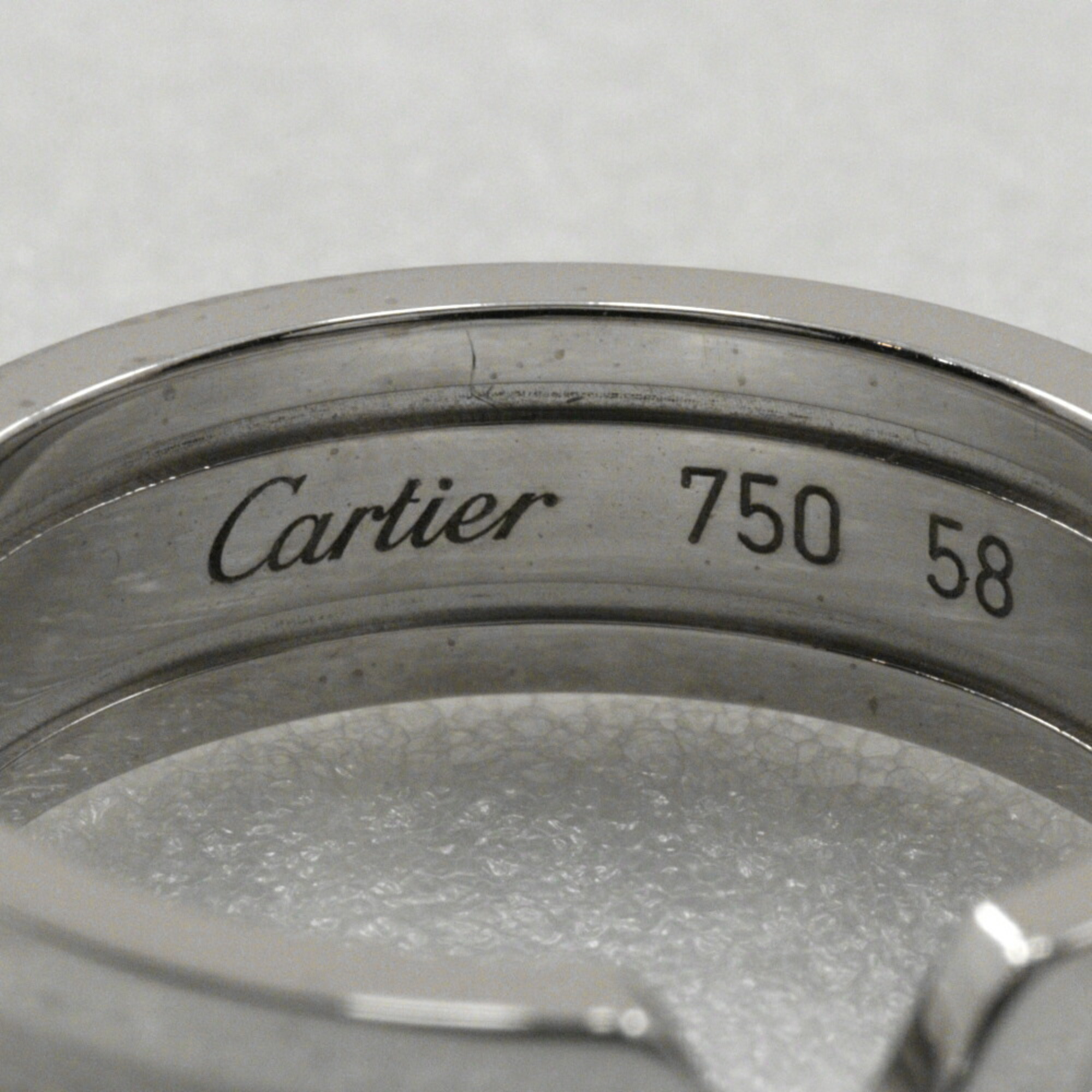 Cartier CARTIER C2 size 18 ring 2C K18 white gold approx. 8.8g unisex