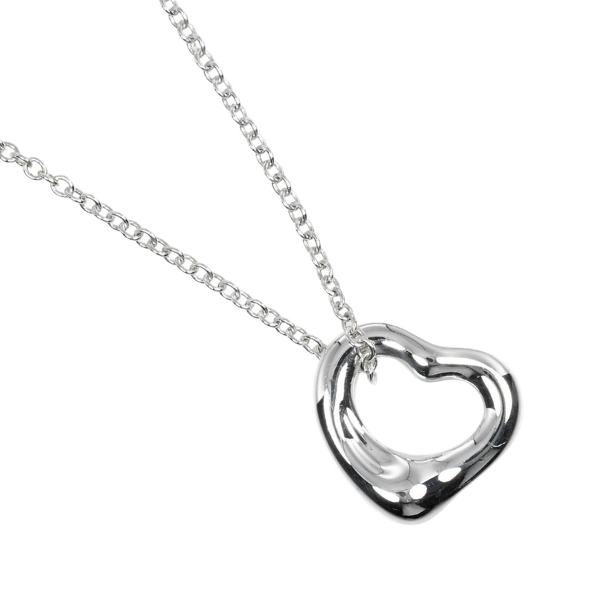 Tiffany TIFFANY&Co. Heart Necklace 11mm Model Silver 925 Approx. 2g