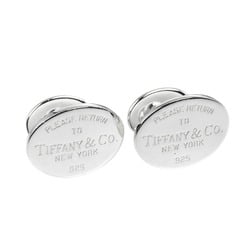 Tiffany & Co. Return to Oval Tag Cufflinks Silver 925