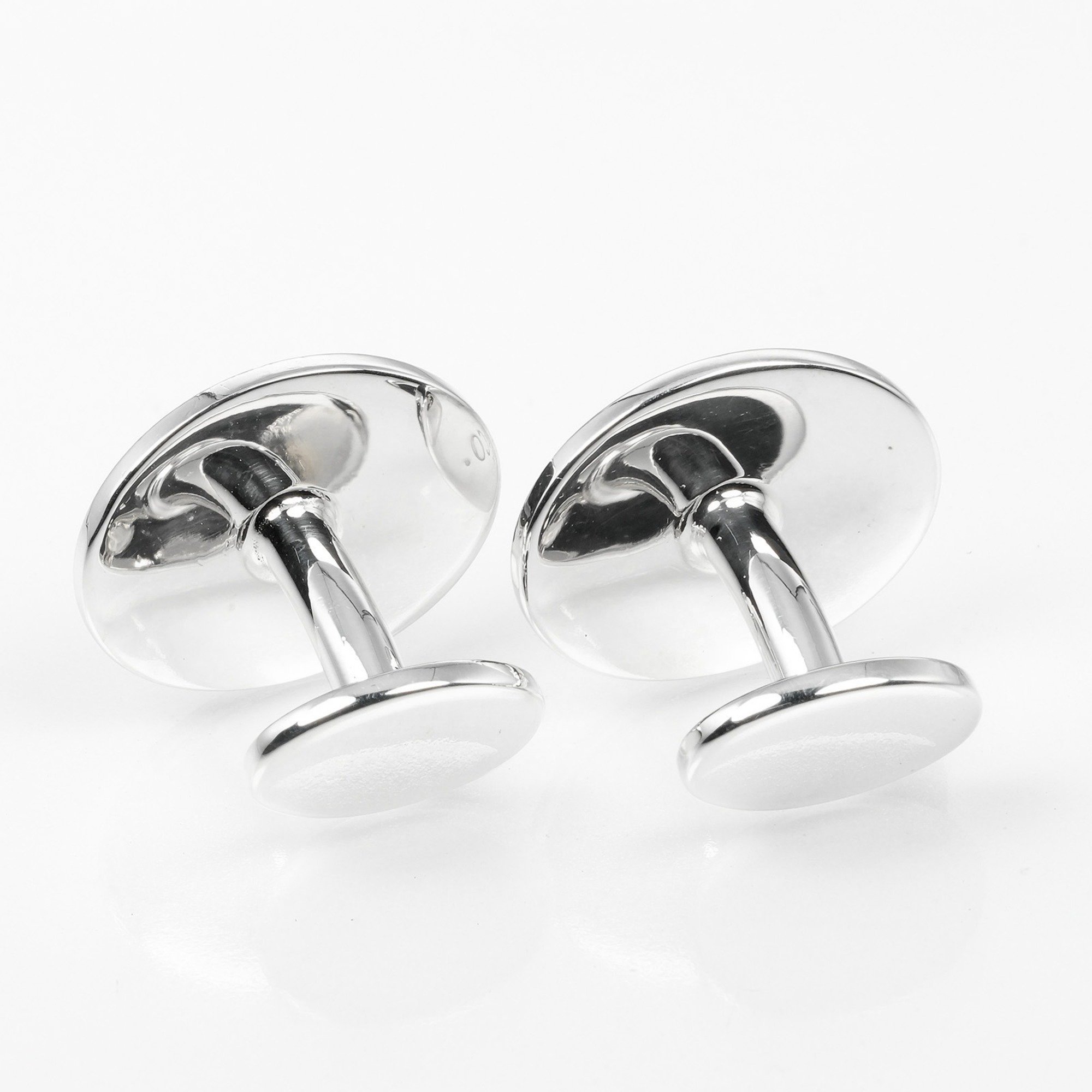 Tiffany & Co. Return to Oval Tag Cufflinks Silver 925