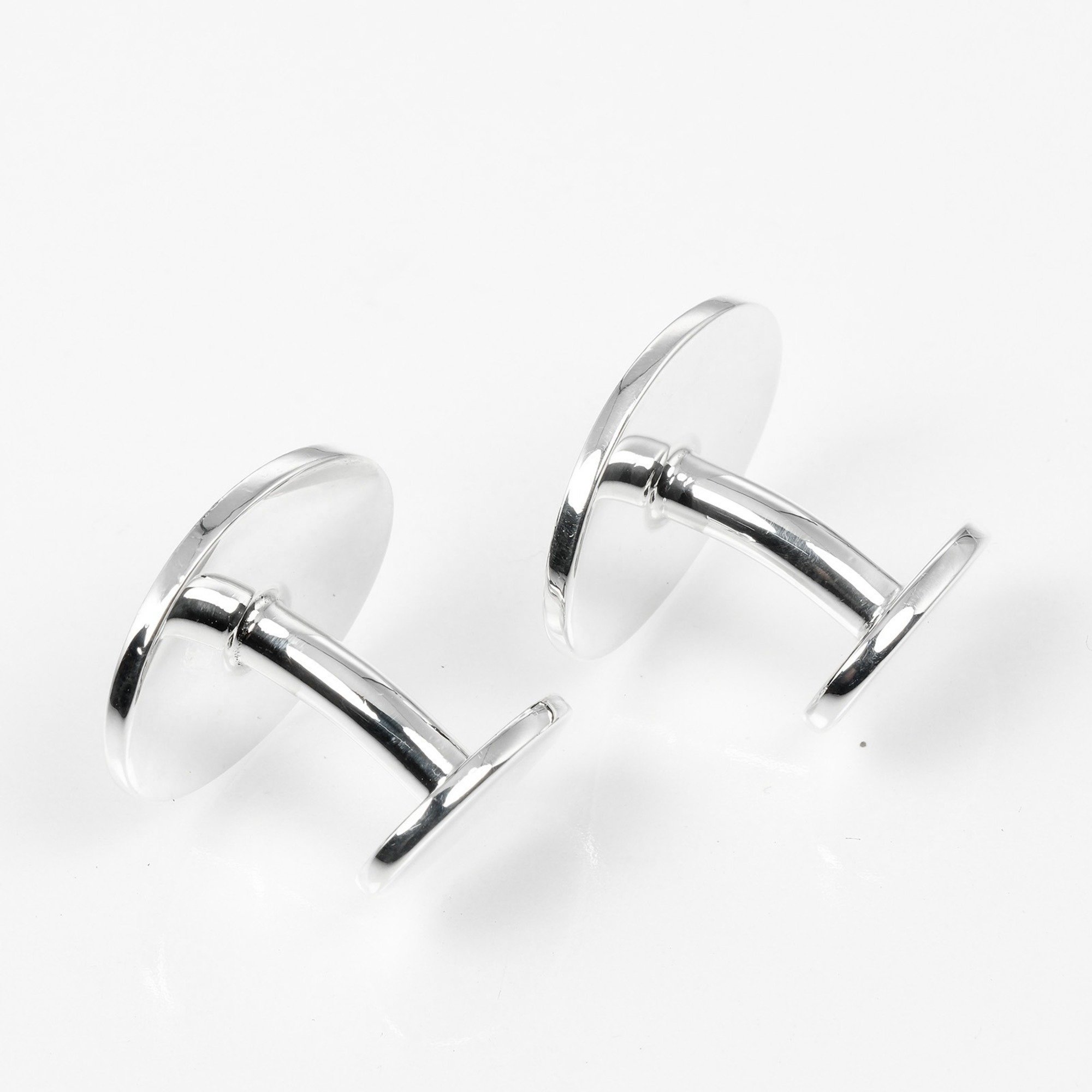 Tiffany & Co. Return to Oval Tag Cufflinks Silver 925