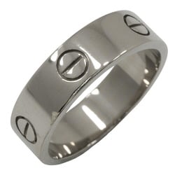 Cartier Love Ring Size 19.5 K18 White Gold Approx. 9.0g Men's