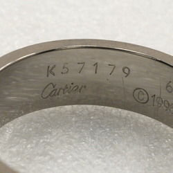 Cartier Love Ring Size 19.5 K18 White Gold Approx. 9.0g Men's