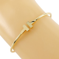 Tiffany TIFFANY&Co. T wire bangle K18 yellow gold approx. 6.0g ladies