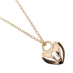 Tiffany TIFFANY&Co. Heart Lock Necklace K18PG Pink Gold Approx. 3.27g