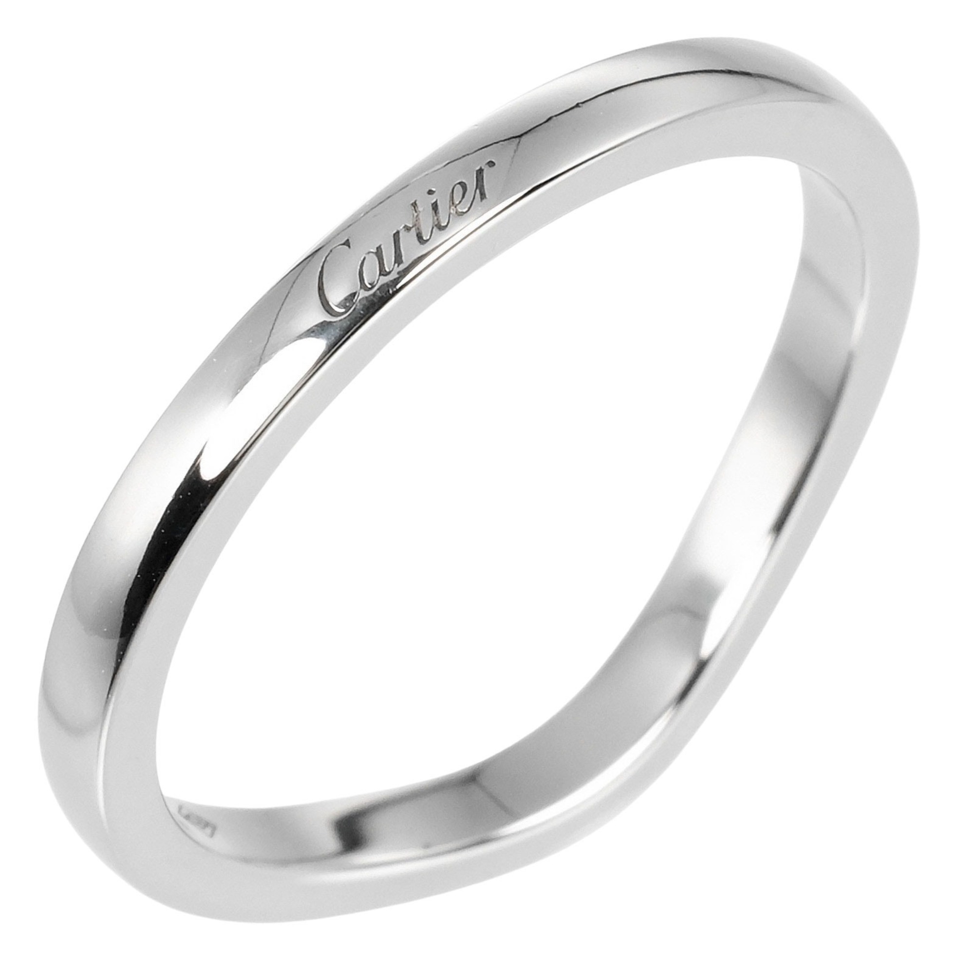 Cartier Ballerina Curve Ring Size 13.5 Pt950 Platinum Approx. 3.7g