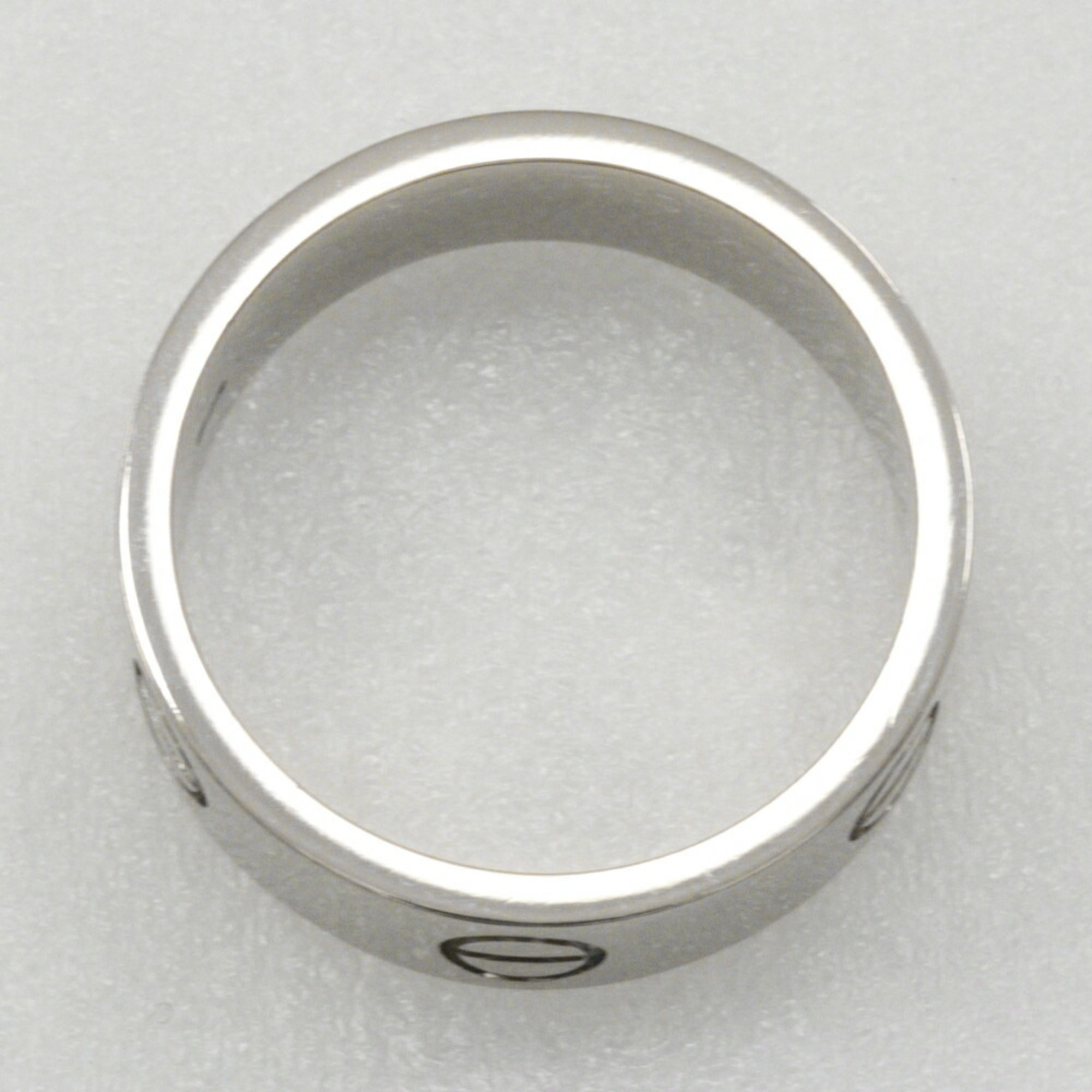 Cartier Love Ring Size 16 K18 White Gold Approx. 8.8g Unisex