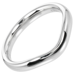 Tiffany TIFFANY & Co. Curved band size 14 ring 3mm model Pt950 platinum approx. 6.4g