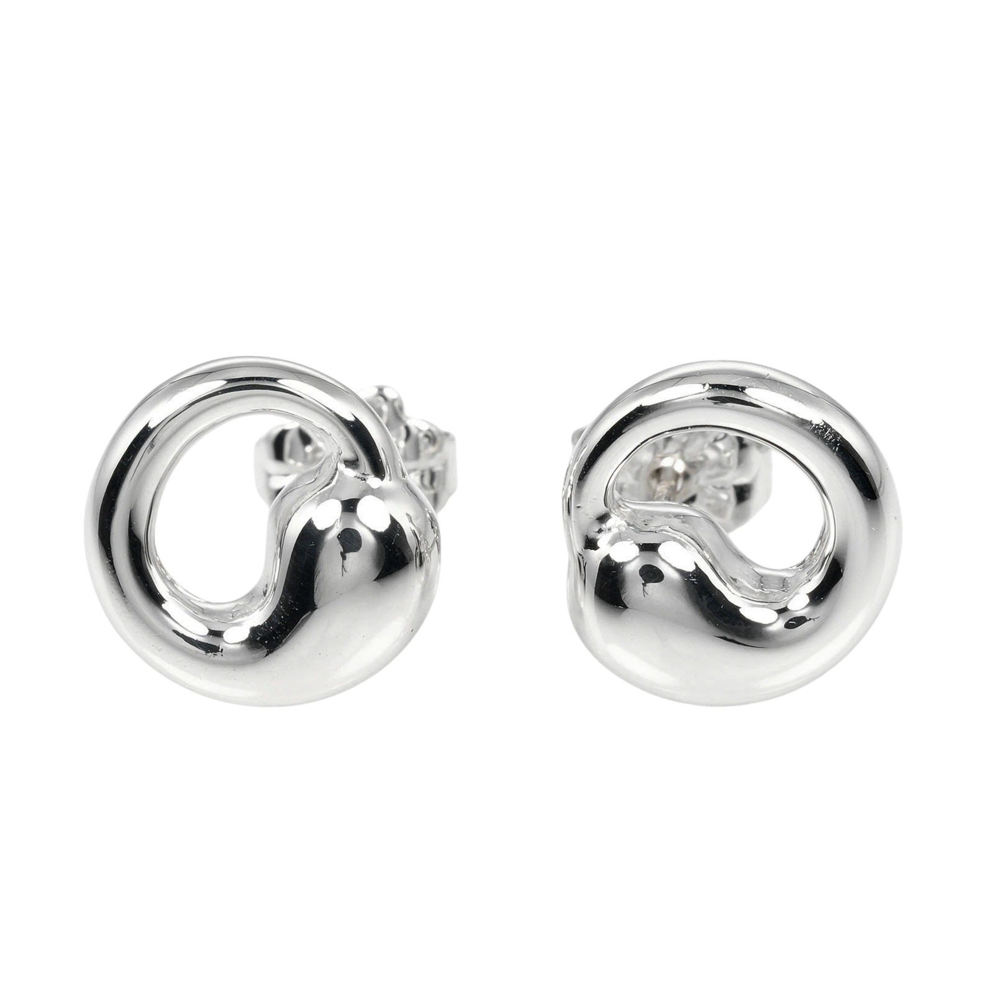 Tiffany TIFFANY&Co. Eternal Circle Earrings Silver 925 Approx. 4.84g