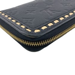 LOUIS VUITTON M64805 Zippy Wallet Round Monogram Empreinte Long Black Women's