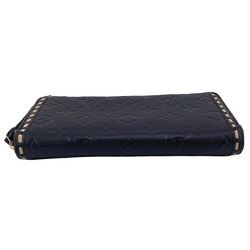 LOUIS VUITTON M64805 Zippy Wallet Round Monogram Empreinte Long Black Women's